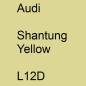 Preview: Audi, Shantung Yellow, L12D.